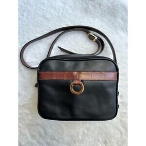 Vintage Cabin Creek Leather Crossbody Bag, 1980's Handbag, Vintage Crossbody Bag